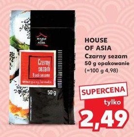 Sezam czarny House of asia promocja w Kaufland