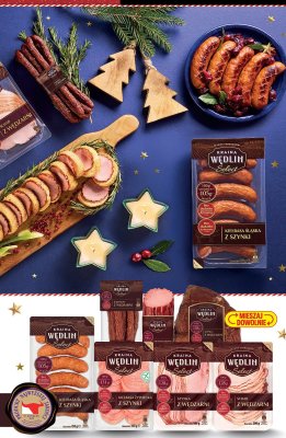 Wędliny paczkowane Kraina Wędlin Select - drugi 50%  promocja w Biedronka