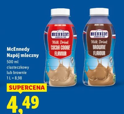 Napój mleczny ciasteczkowy promocja w Lidl