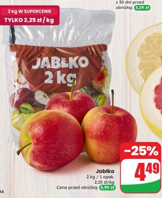 Jabłko promocja w Dino