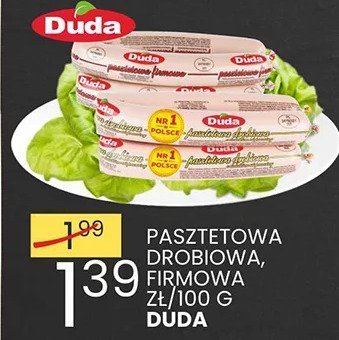 Pasztetowa drobiowa firmowa Duda promocja w Wafelek