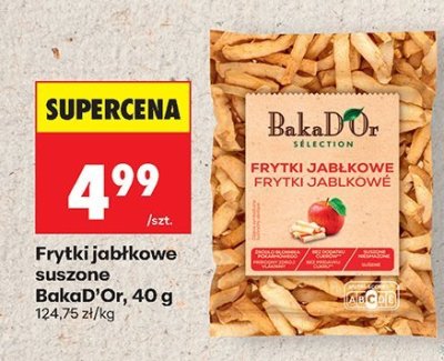 Frytki jabłkowe suszone BakaD'Or 40g promocja w Biedronka