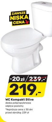 WC Kompakt Stive promocja w Bricomarche