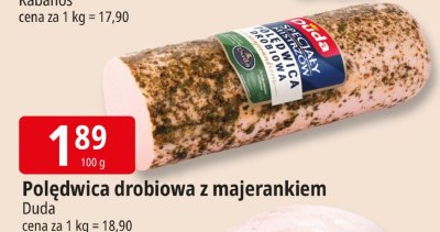 Polędwica drobiowa z majerankiem Duda promocja w Leclerc