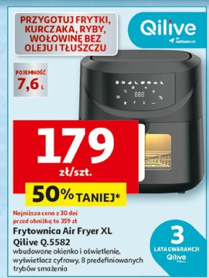 Frytownica Air Fryer XL Qilive Q.5582 promocja w Auchan