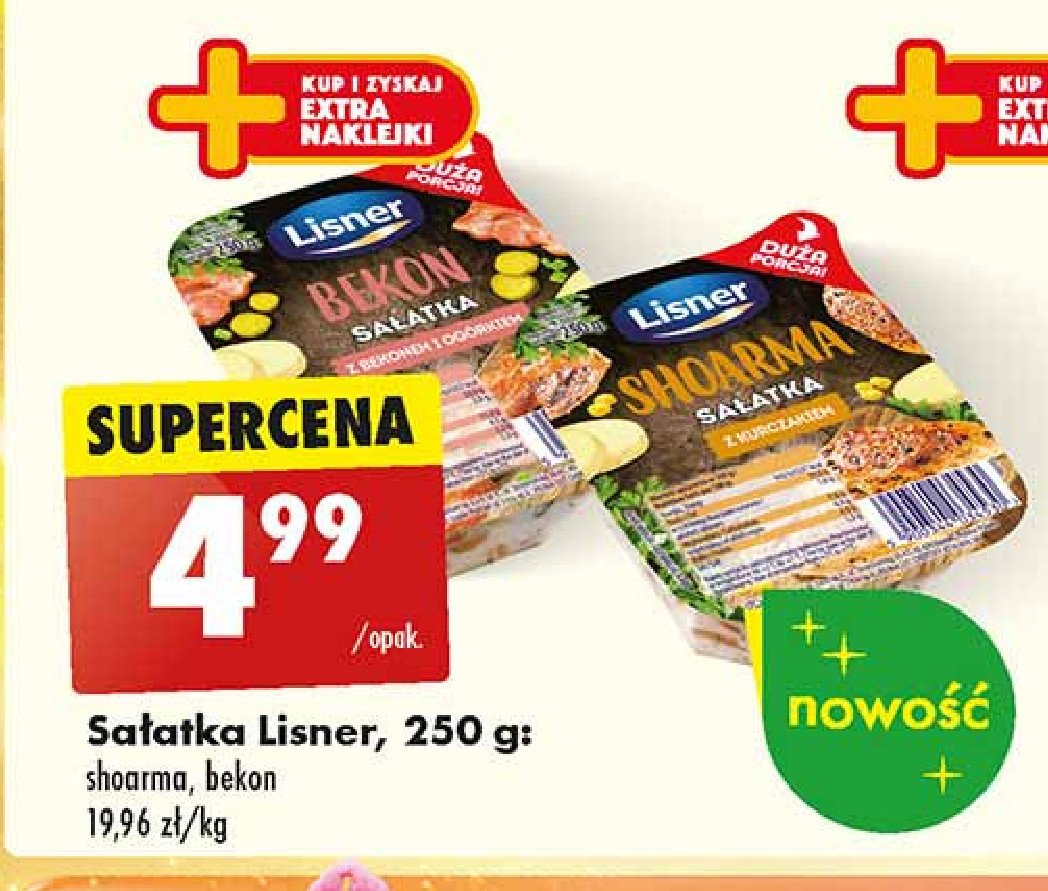 Sałatka shoarma Lisner promocja