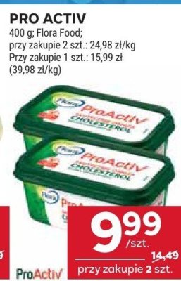 Margaryna Pro Activ Flora Food promocja w Stokrotka