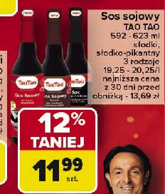 Sos sojowy ciemny Tao tao promocja w Carrefour Market