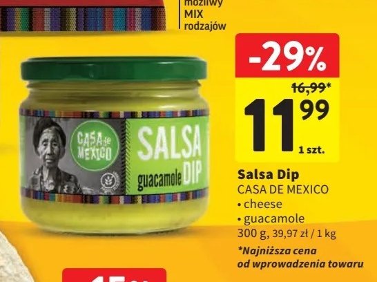 Dip guacamole Casa de mexico promocja