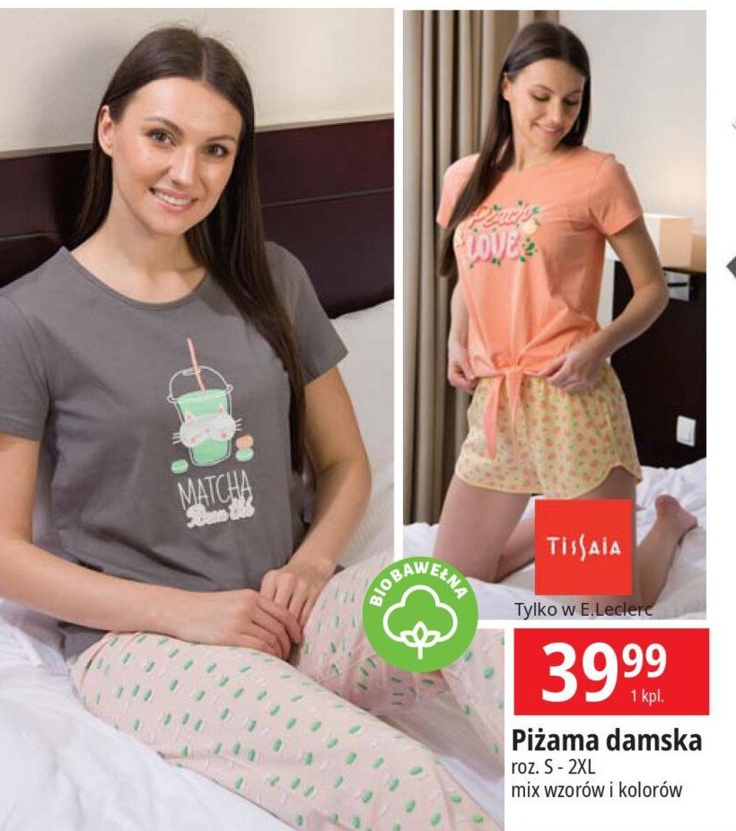 Piżama damska s-2xl Tissaia promocja