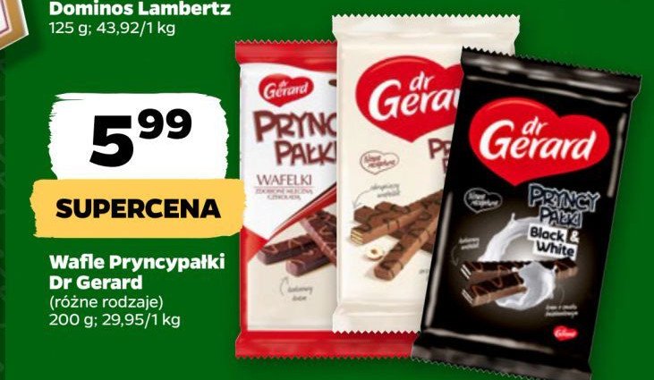 Wafelki orzechowe Dr gerard pryncypałki promocja w Netto