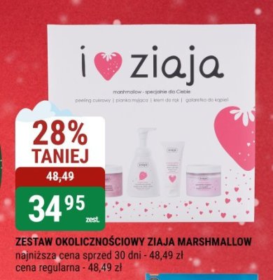 Zestaw okolicznościowy Ziaja Marshmallow promocja w bi1