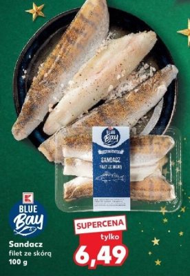 Sandacz filet ze skórą Blue Bay 100g promocja w Kaufland
