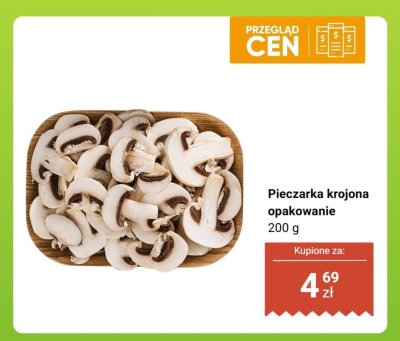 Pieczarka krojona opakowanie promocja w Biedronka