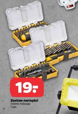 Zestaw narzędzi, różne rodzaje promocja w Netto