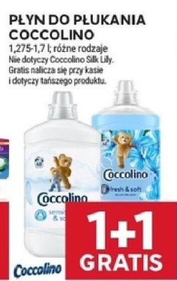 Płyn do płukania Coccolino promocja w Stokrotka