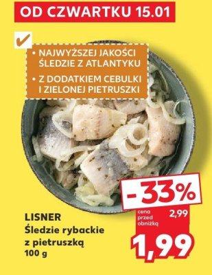 Śledzie rybackie z pietruszką promocja w Kaufland