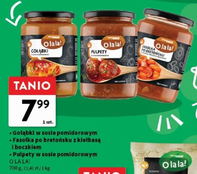 Pulpety w sosie pomidorowym O LA LA! promocja w Intermarche