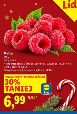 Maliny promocja w Lidl