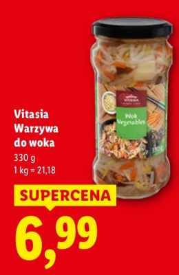 Warzywa do woka Vitasia promocja w Lidl