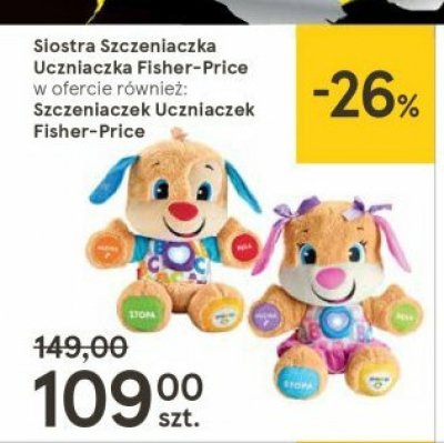 "szczeniaczek uczniaczek" Fisher-price promocja