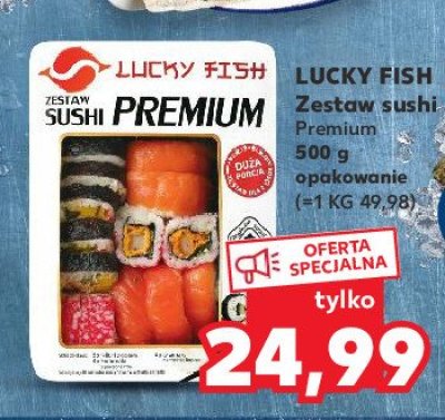 Zestaw sushi premium Lucky fish promocja