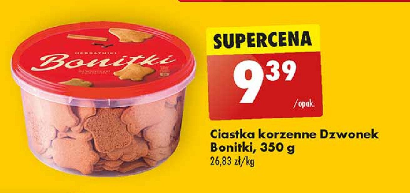 Ciastka korzenne Bonitki promocja