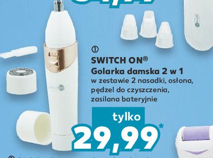 Golarka damska 2w1 Switch on promocja