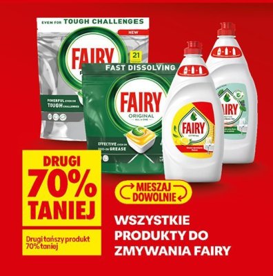 Produkty do zmywania Fairy promocja w Biedronka