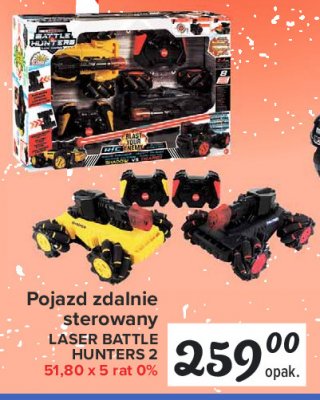 Zestaw 2 pojazdy laser battle hunters Cobi promocja