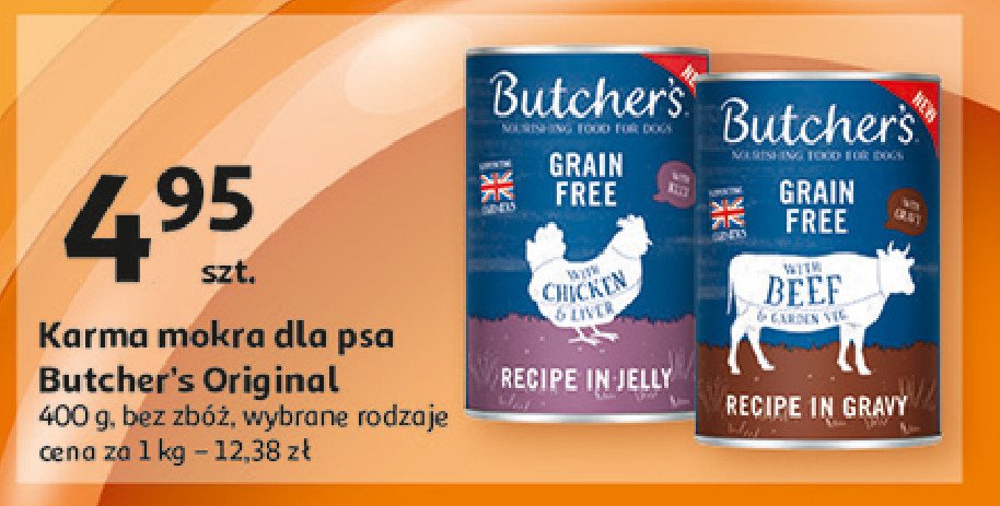 Karma dla psa z kurczakiem Butcher's grain free promocja