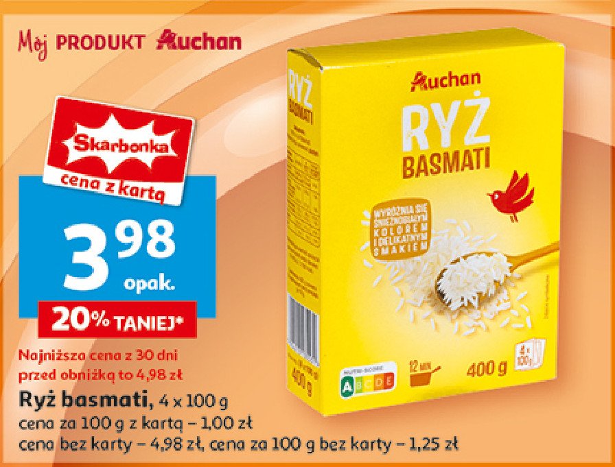 Ryz basmati Auchan promocja