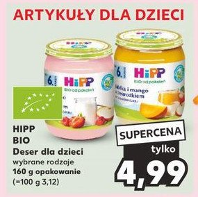 Truskawki i maliny z jogurtem Hipp owoce & jogurt promocja