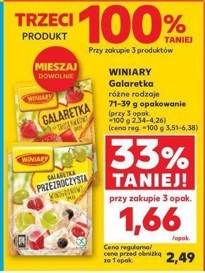 Galaretka truskawkowa Winiary galaretka promocja