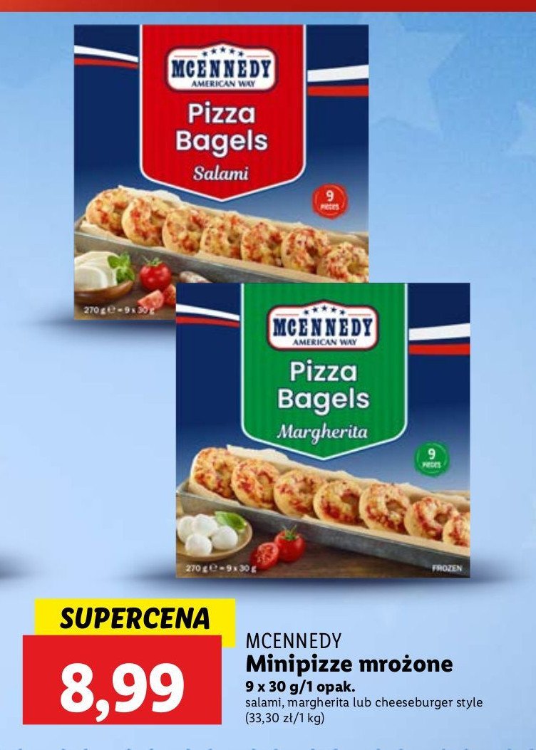 Mini pizza margherita Mcennedy promocja