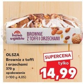 Brownie z toffi i orzechami Cukiernia olsza promocja