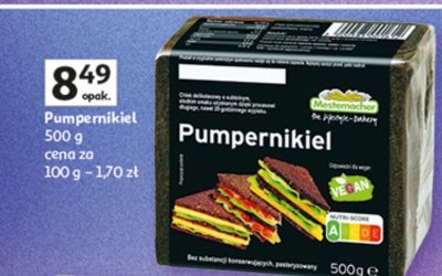 Pumpernikiel Mestemacher promocja w Auchan