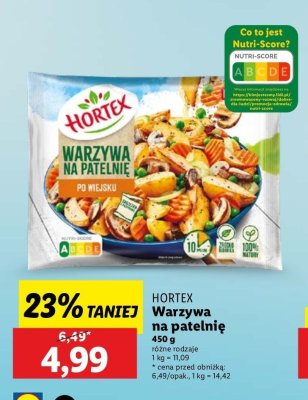 Warzywa na patelnie po wiejsku Hortex promocja