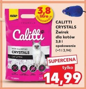 Żwirek silikonowy Calitti promocja w Kaufland