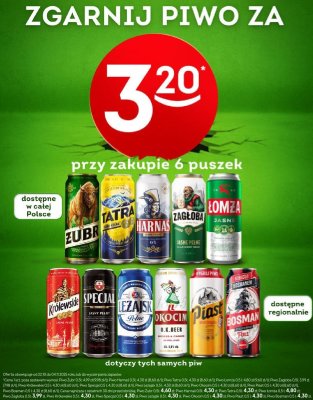 Piwo Żubr promocja w Żabka
