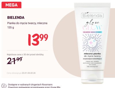 Pianka do mycia twarzy mleczna promocja w Rossmann
