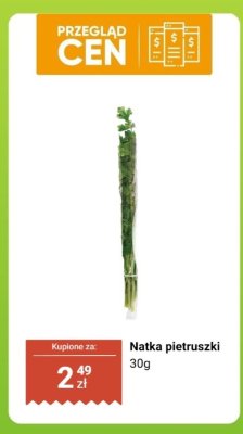 Natka pietruszki 30g promocja w Dino