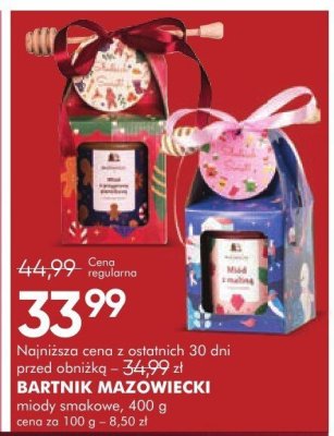 Miody smakowe BARTNIK MAZOWIECKI, 400 g promocja w Super-Pharm