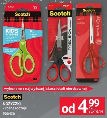 Nożyczki Scotch, różne rodzaje promocja w Selgros