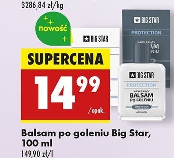 Nawilżający balsam po goleniu protection BIG STAR promocja