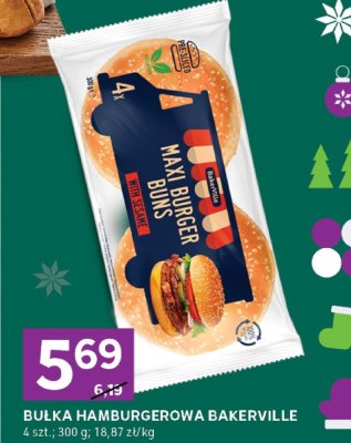 Bułka hamburgerowa Bakerville promocja w Stokrotka