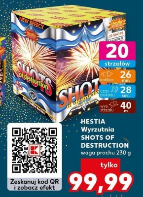 Wyrzutnia SHOTS OF DESTRUCTION promocja w Kaufland