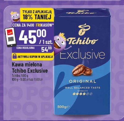 Kawa mielona Tchibo Exclusive Original promocja w POLOmarket