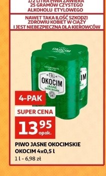 Piwo Okocim jasne okocimskie promocja