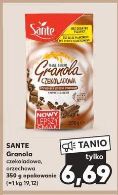 Granola orzechowa Sante granola promocja